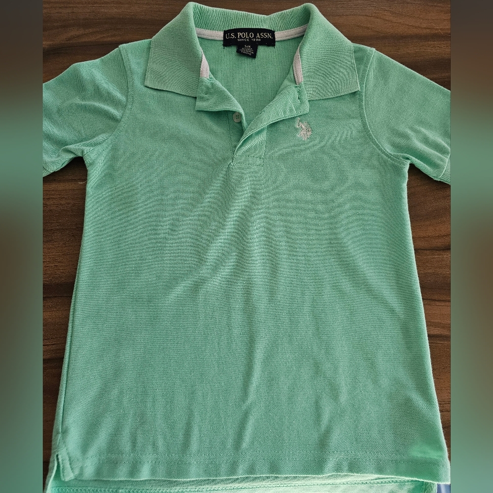 Boys Mint Green Polo